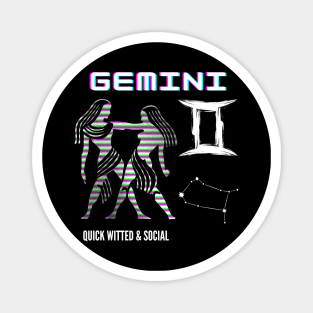 Gemini Zodiac Sign Magnet